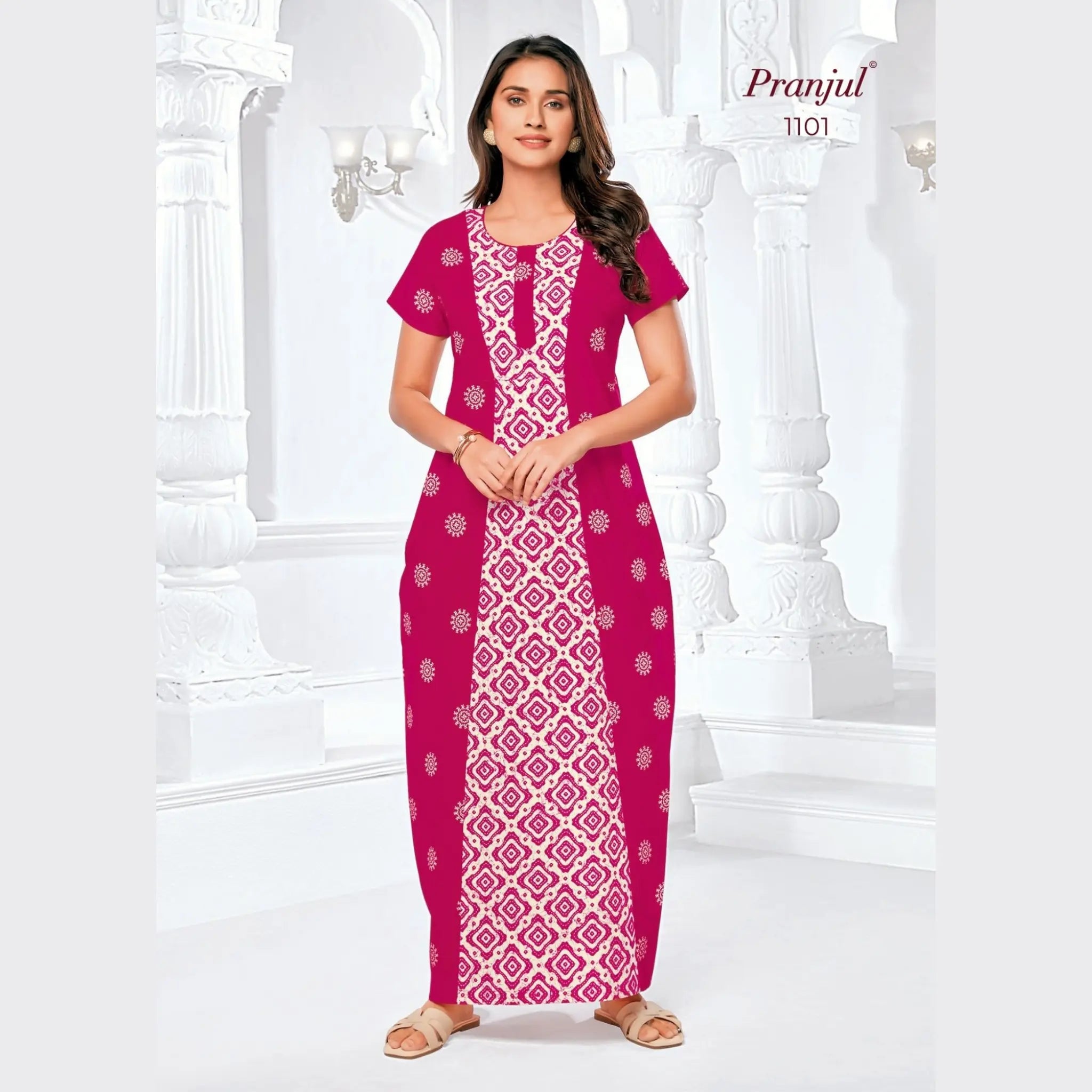 Pranjul Cotton Nighty 1101