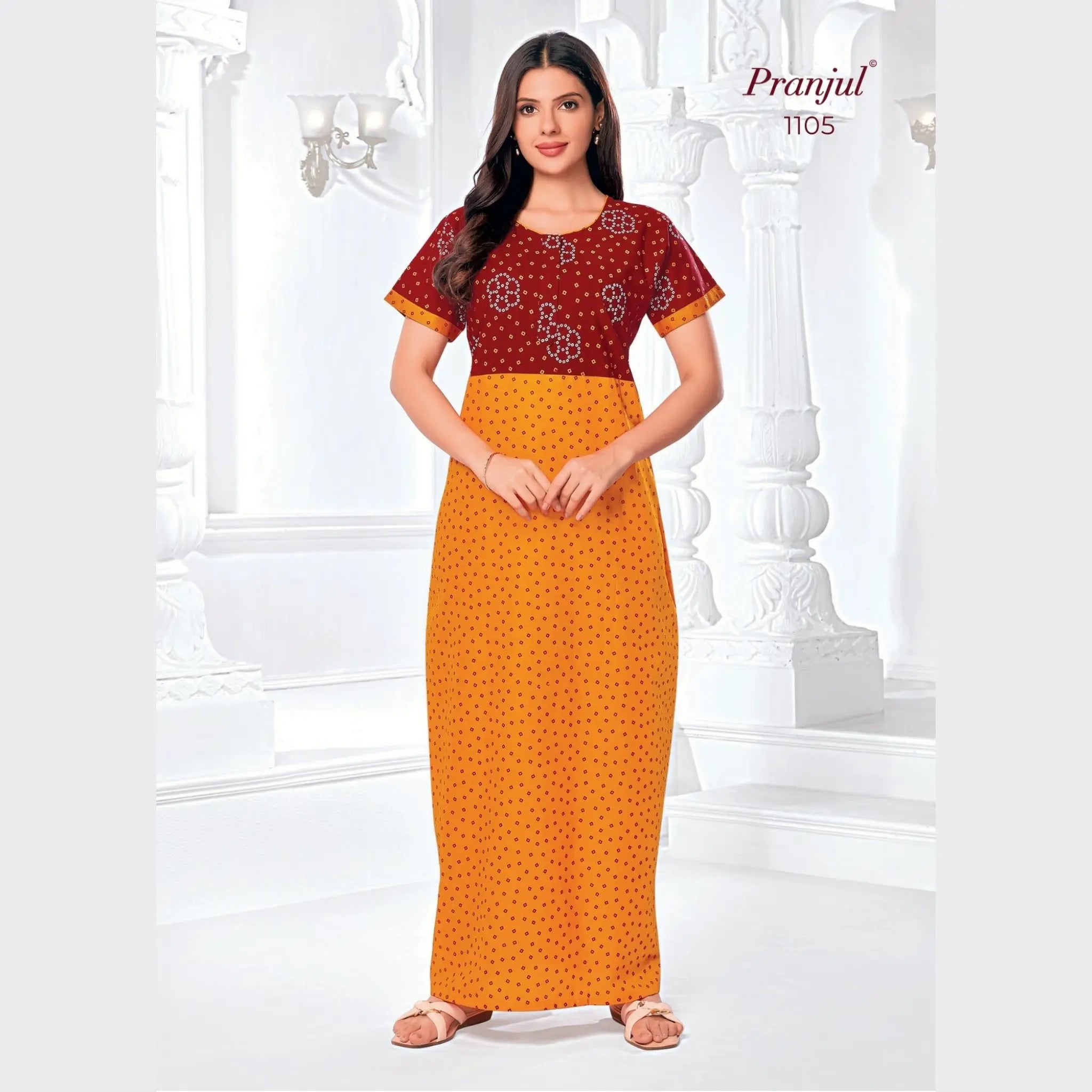 Pranjul Cotton Nighty 1105