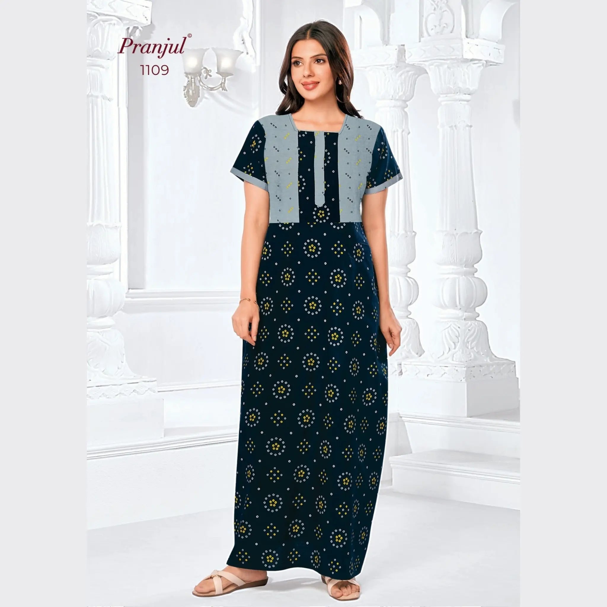 Pranjul Cotton Nighty 1109