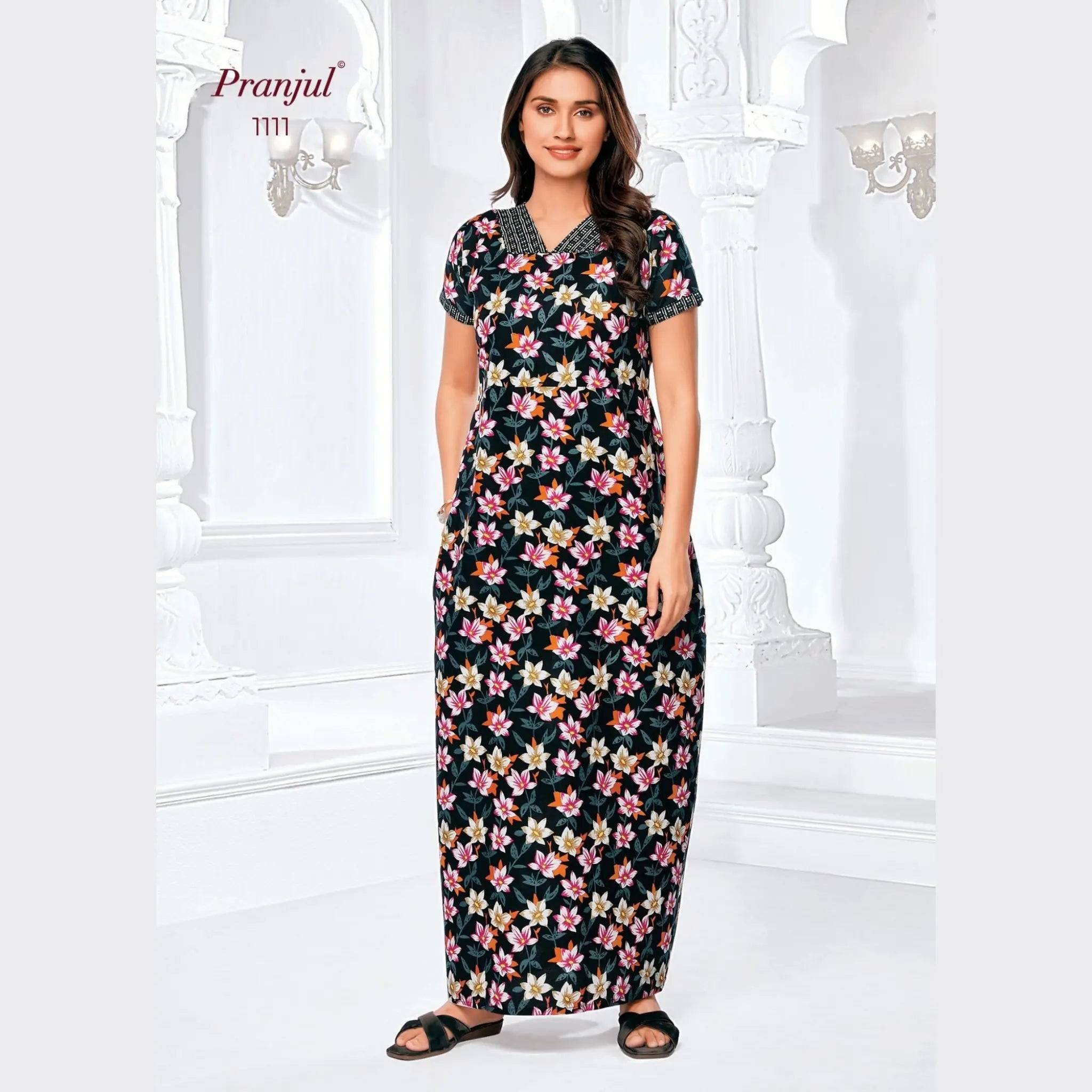 Pranjul Cotton Nighty 1111