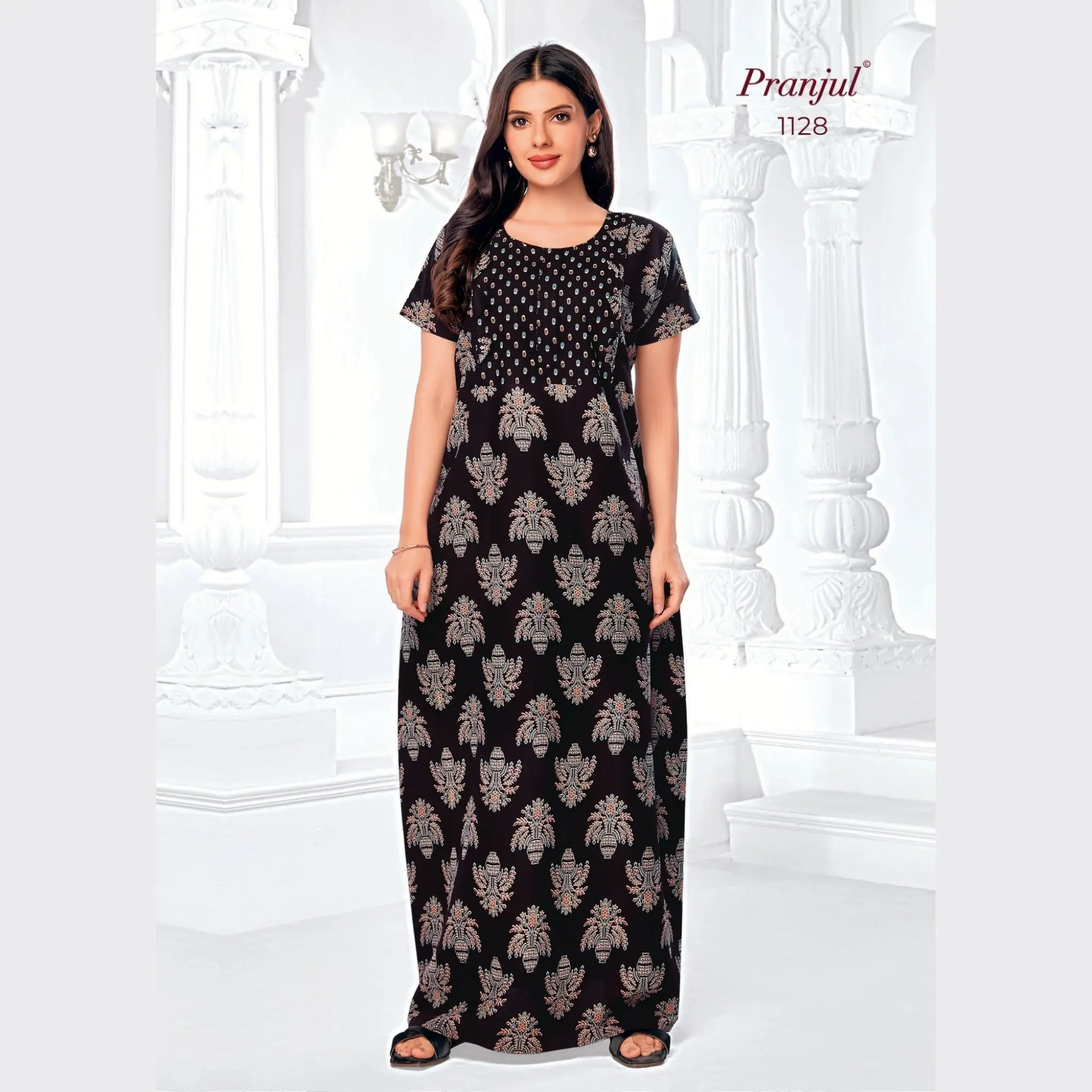 Pranjul Cotton Nighty 1128