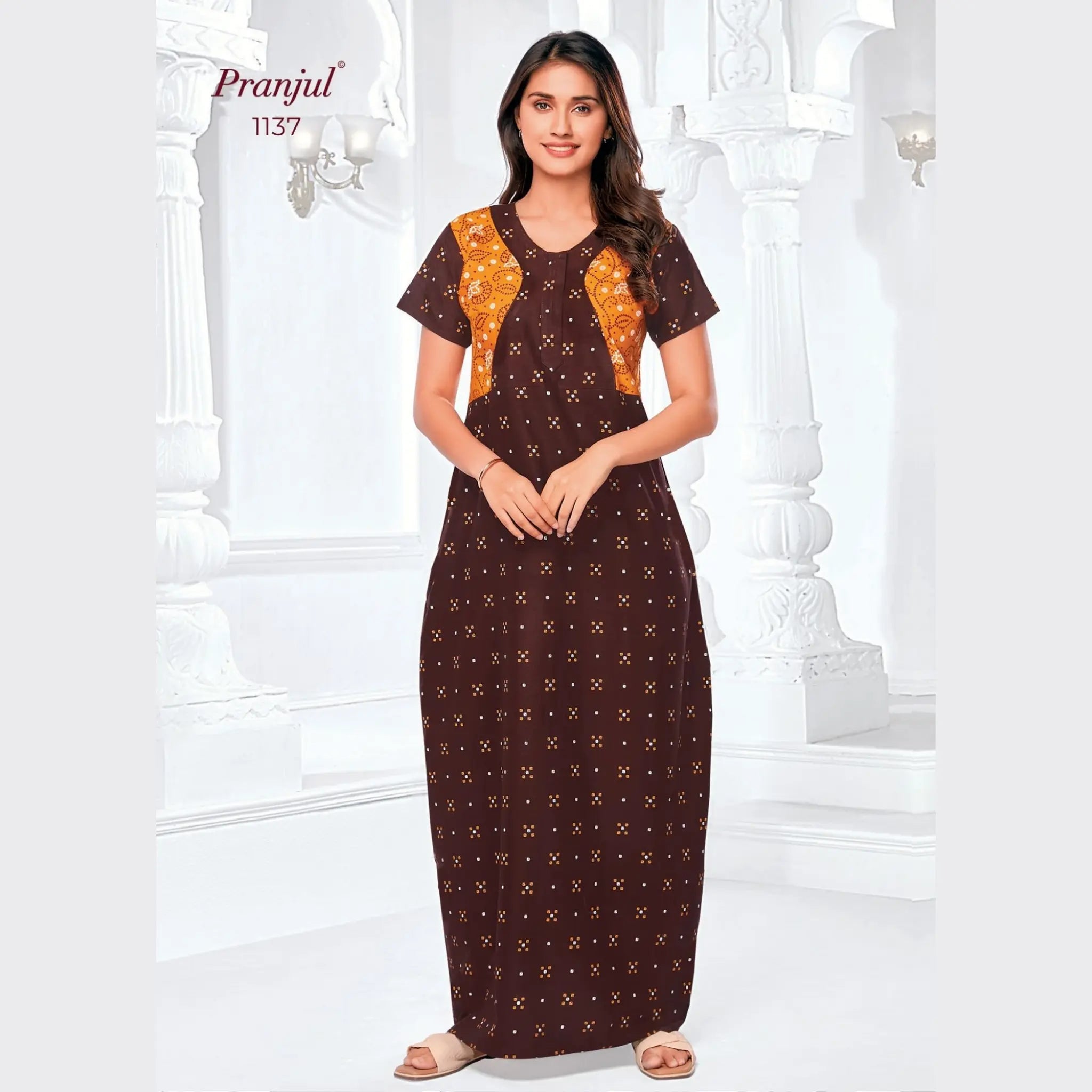 Pranjul Cotton Nighty 1137